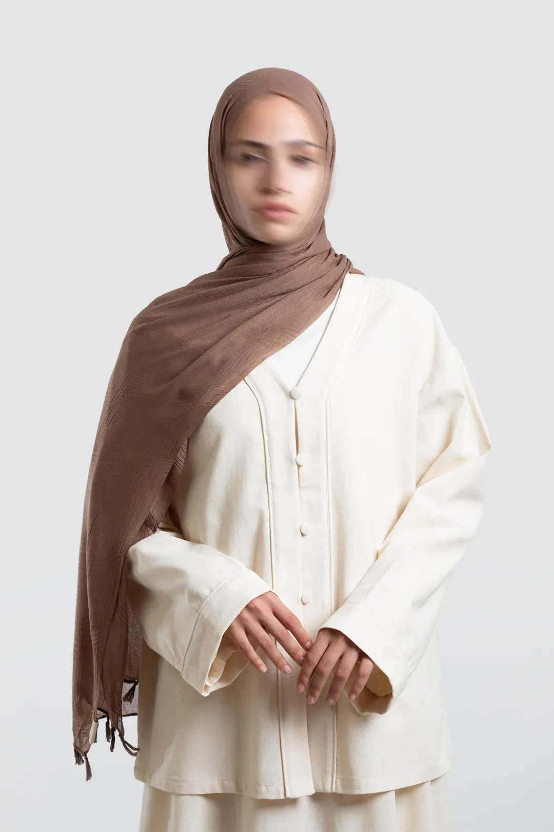 Natural Linen Jacket Stone 5