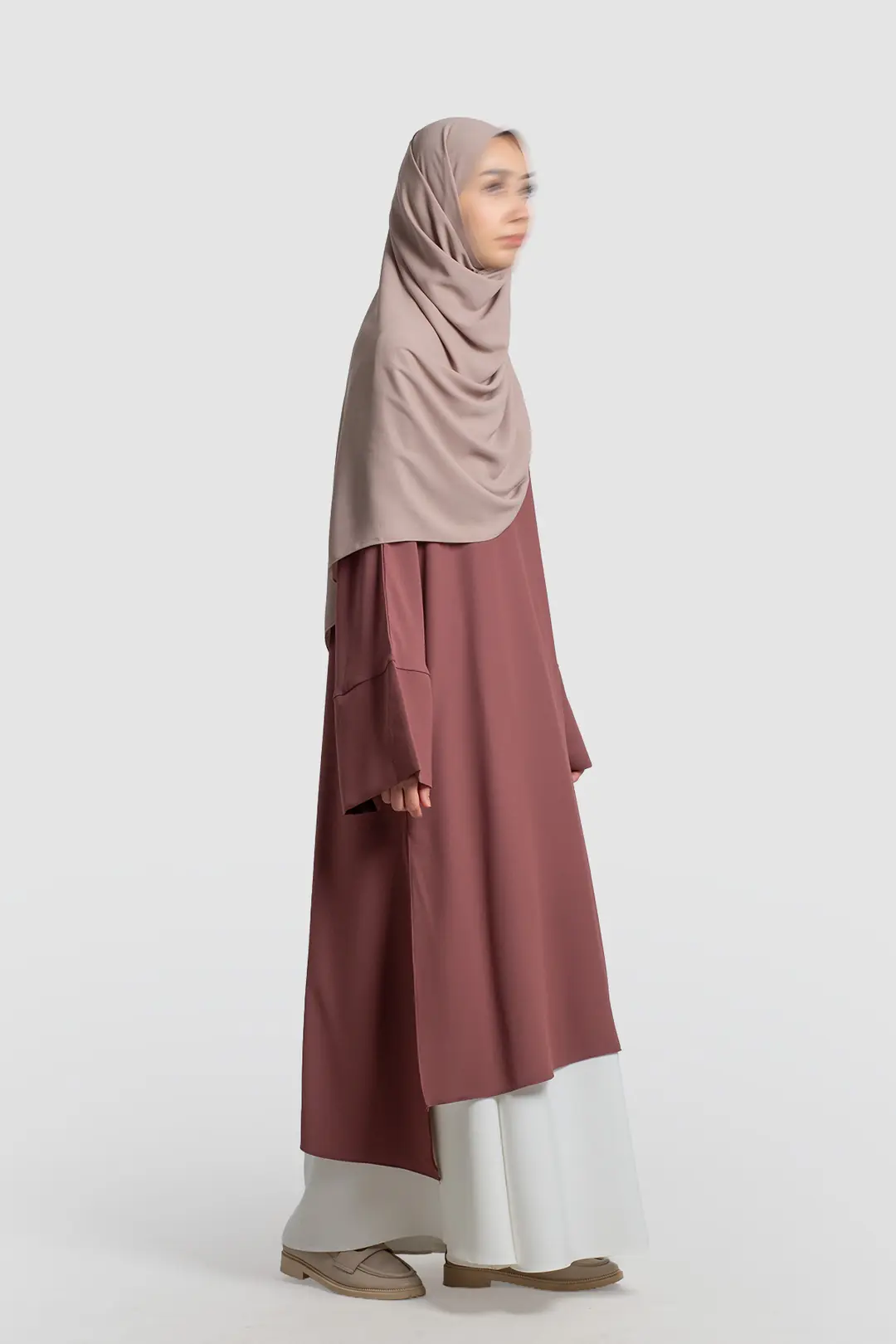 Sofya Krep Dökümlü Tunik Rose 4