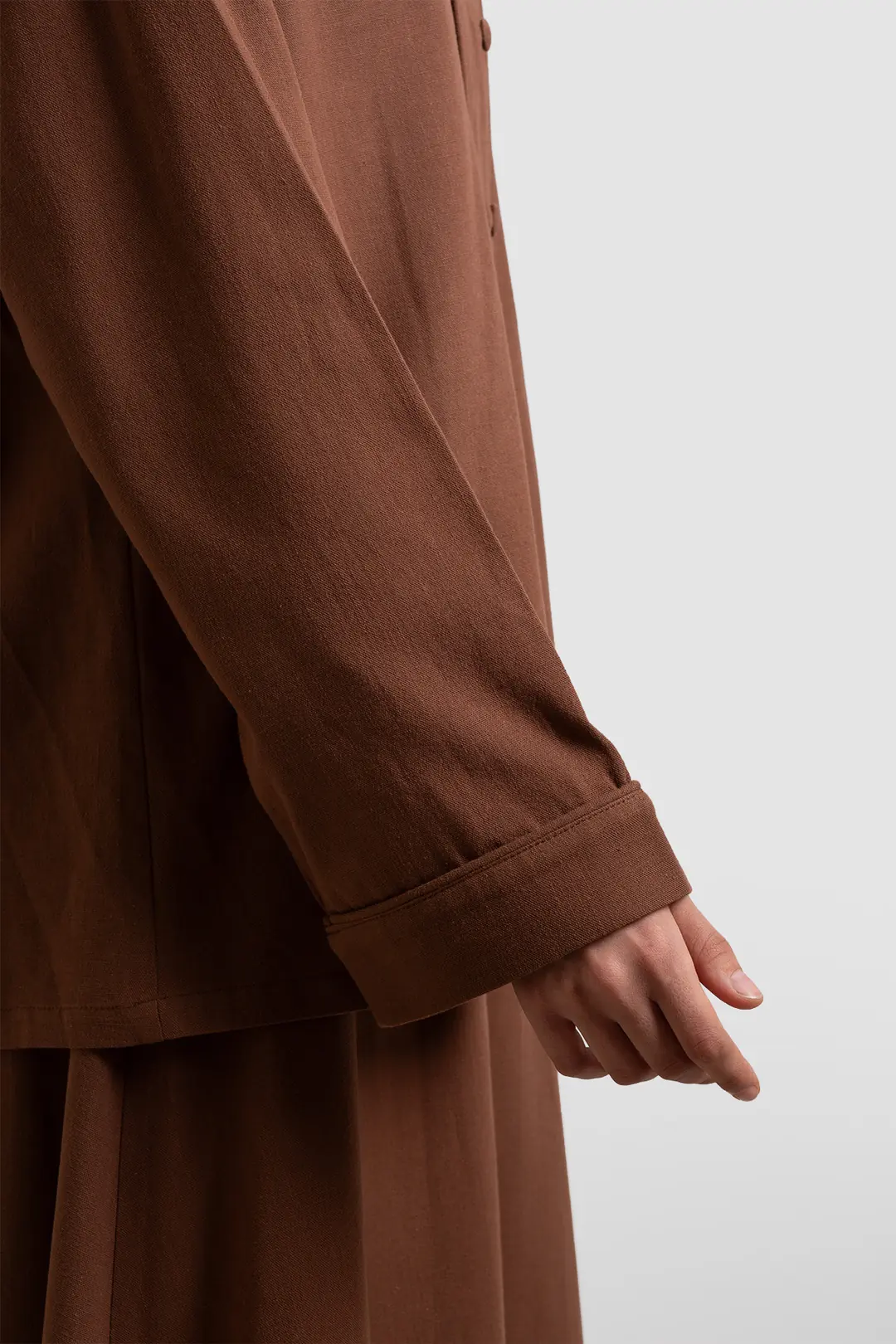 Natural Linen Jacket, Brown 4
