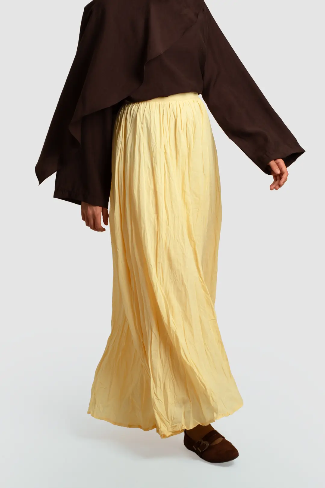 Voile Crash Skirt Butter 6
