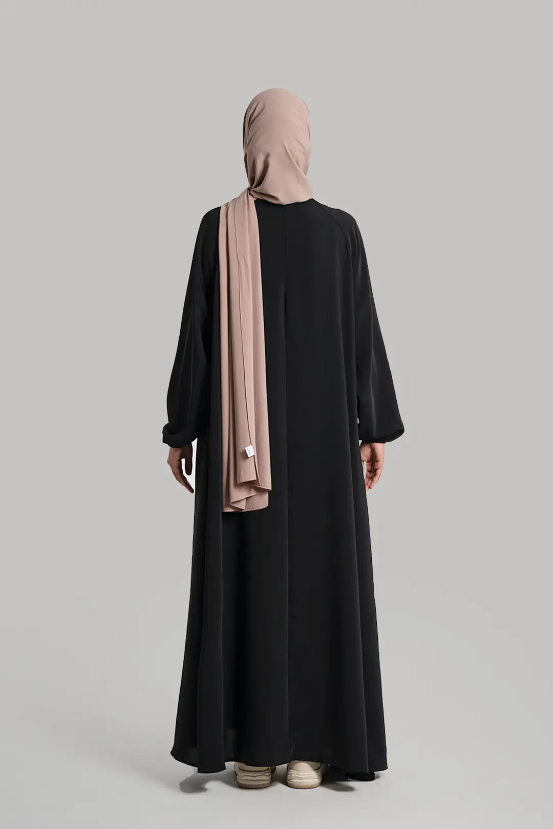 Kloş Model Sade Ferace Siyah 5
