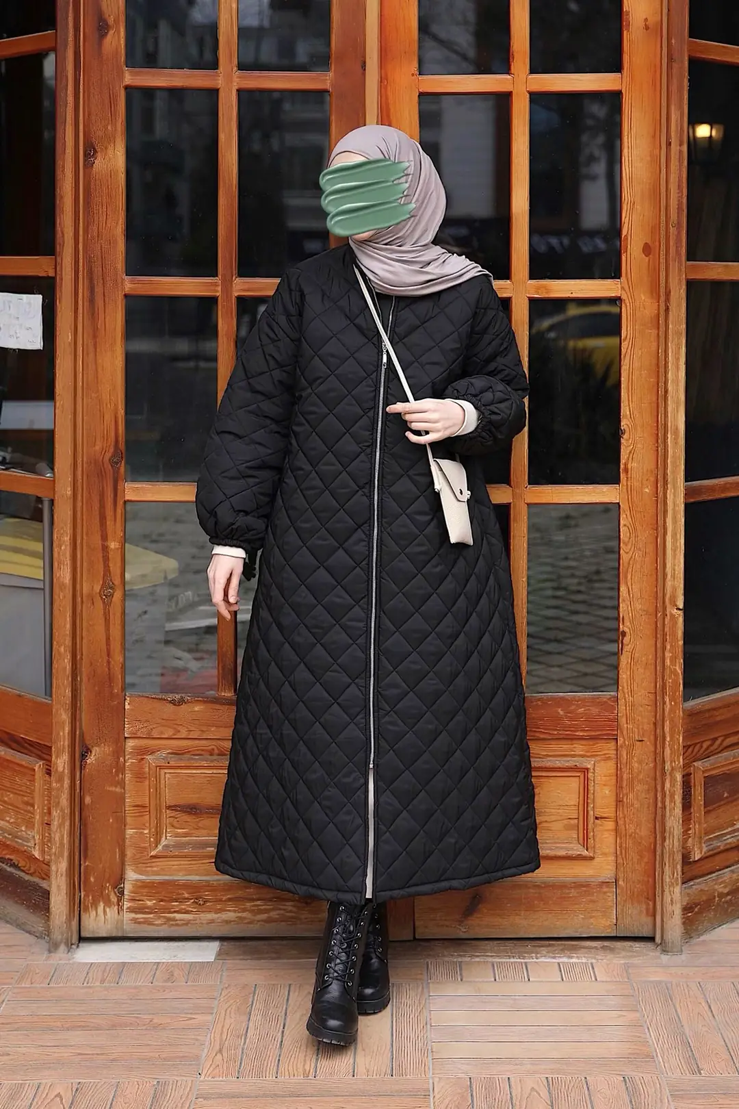 Quilted Jacket - Black