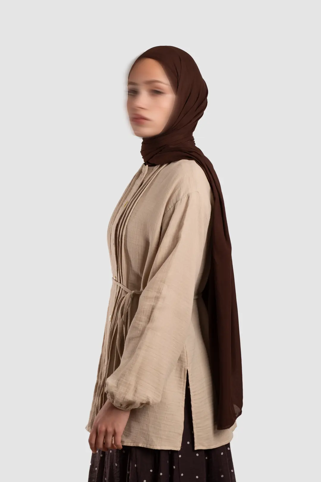 Ribbed Muslin Shirt with Stone Embellishments 5