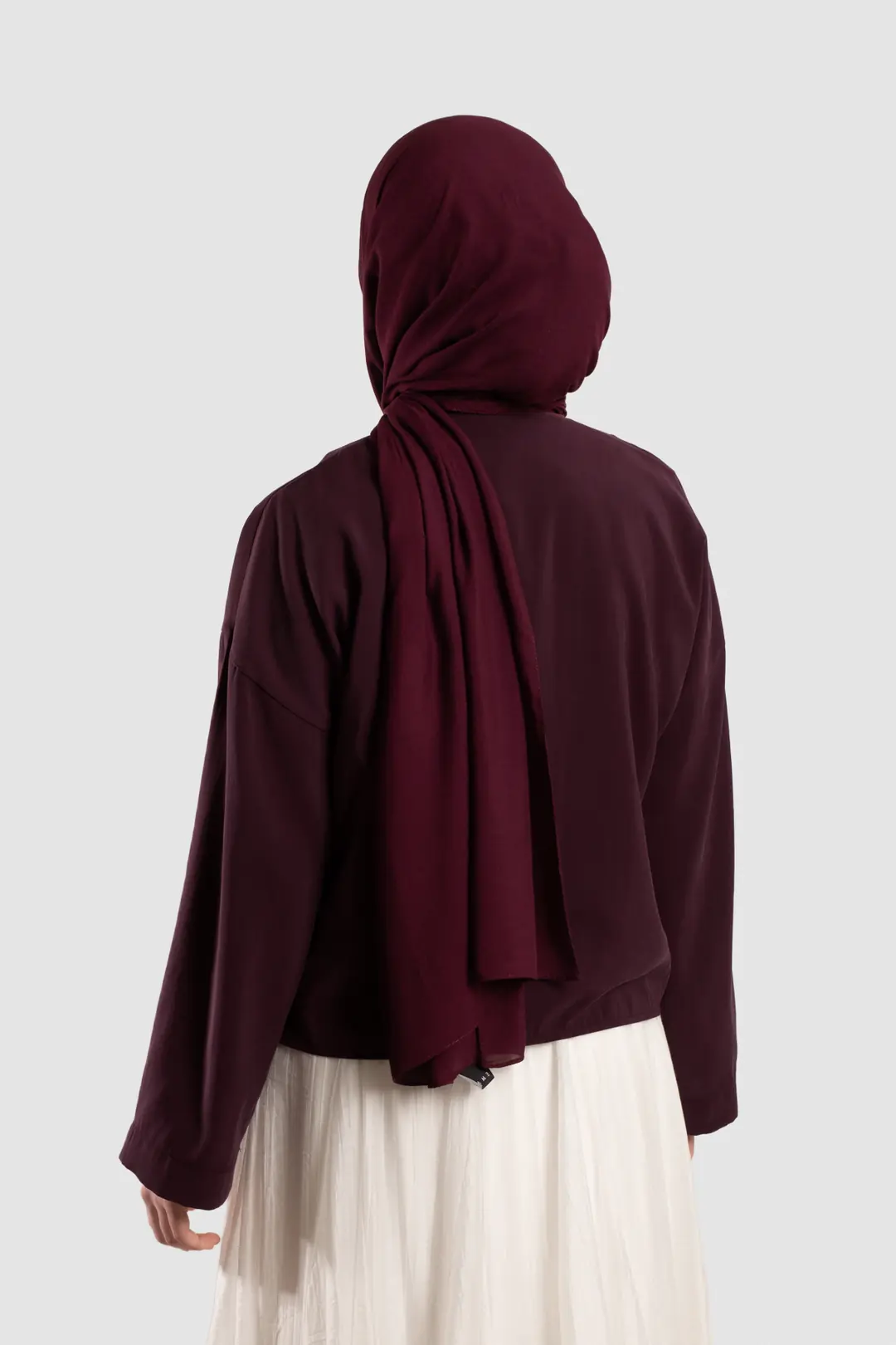 Soft Modal Button-Down Jacket, Plum 6