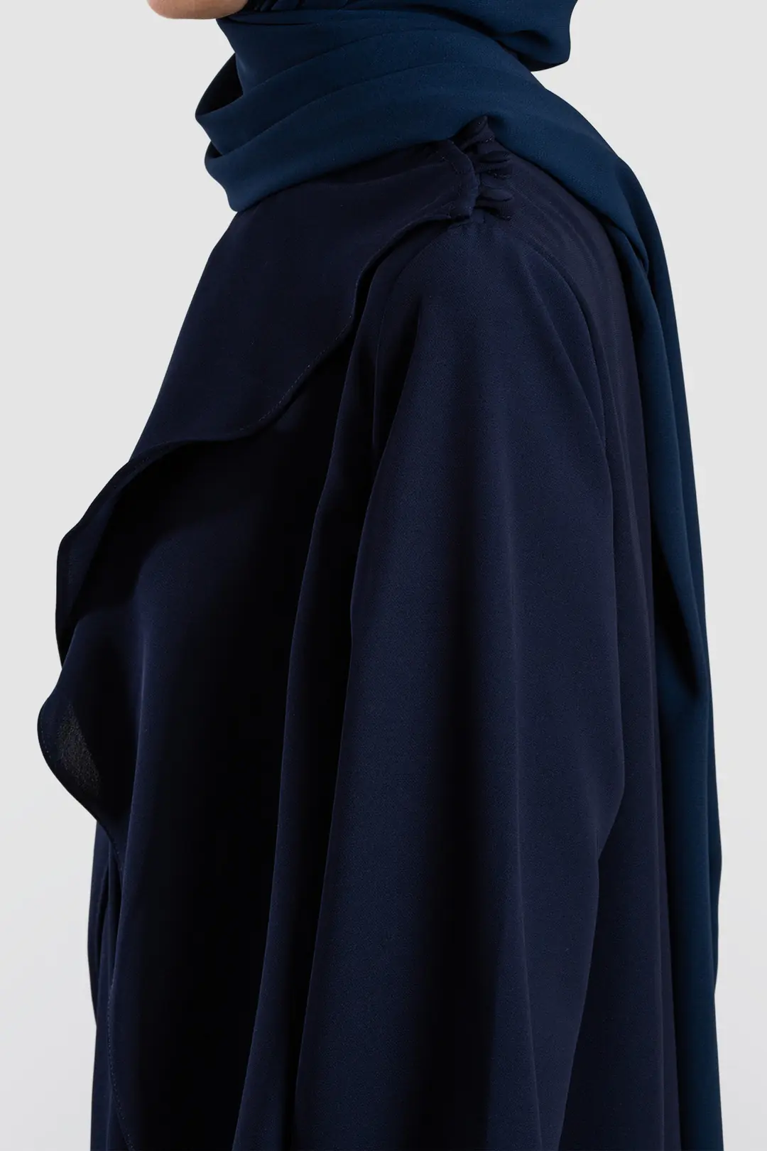 Navy Blue Zippered Ferace 6