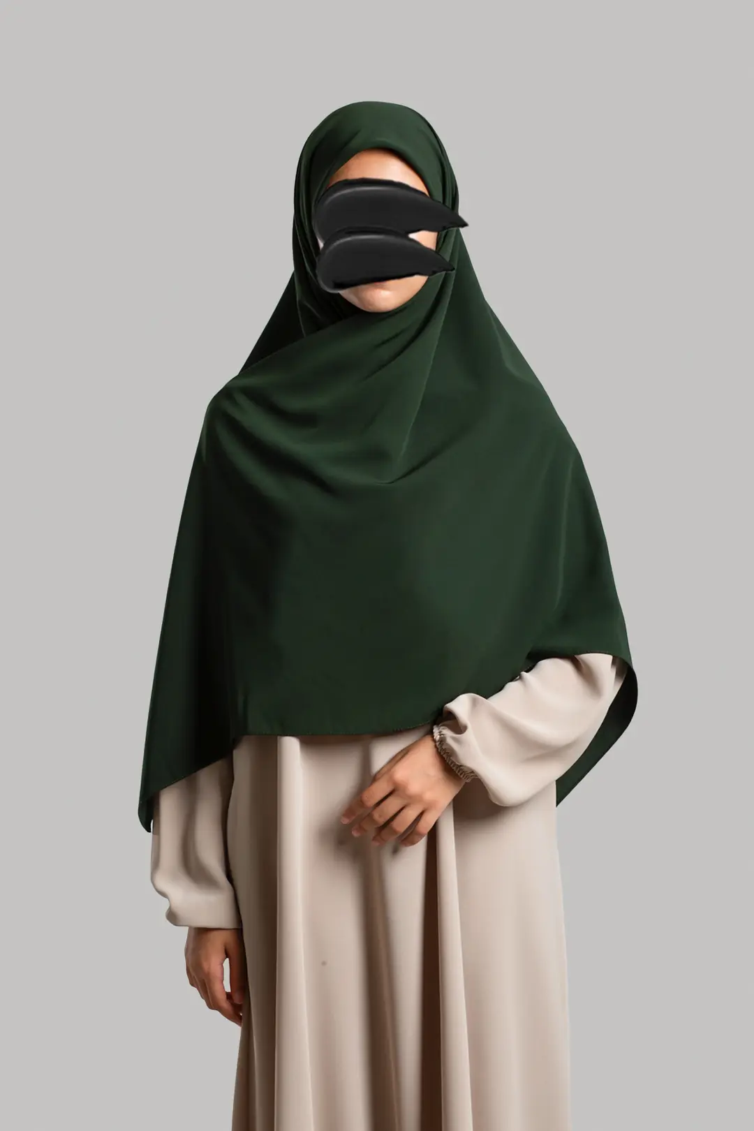 Medina Silk Scarf Khaki
