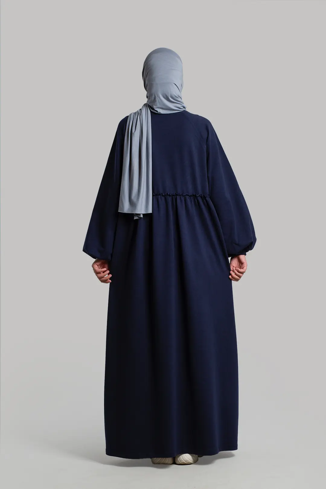 Oversize Sweat Elbise Lacivert 5
