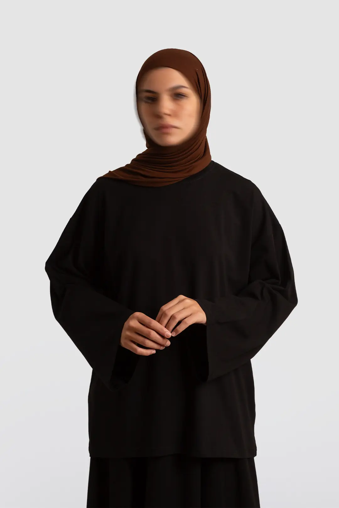 Basic Uzun Kollu Tişört Siyah