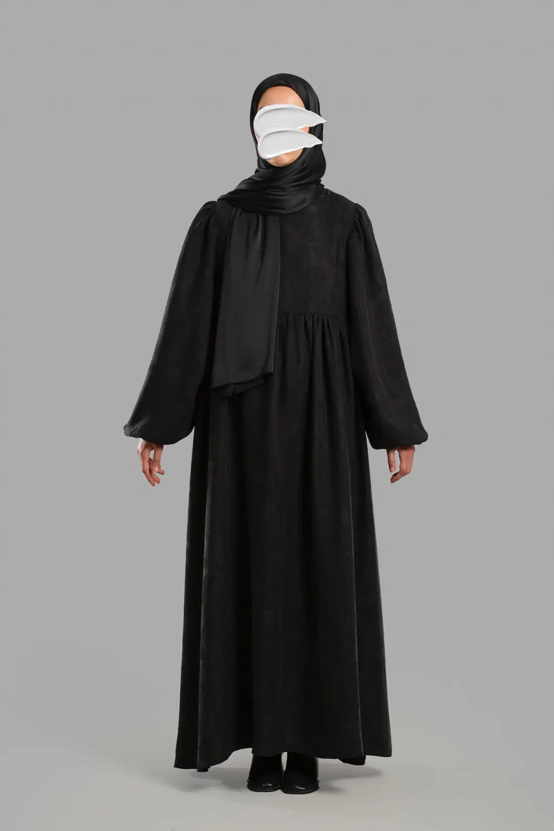 Jacquard Cupra Dress Black