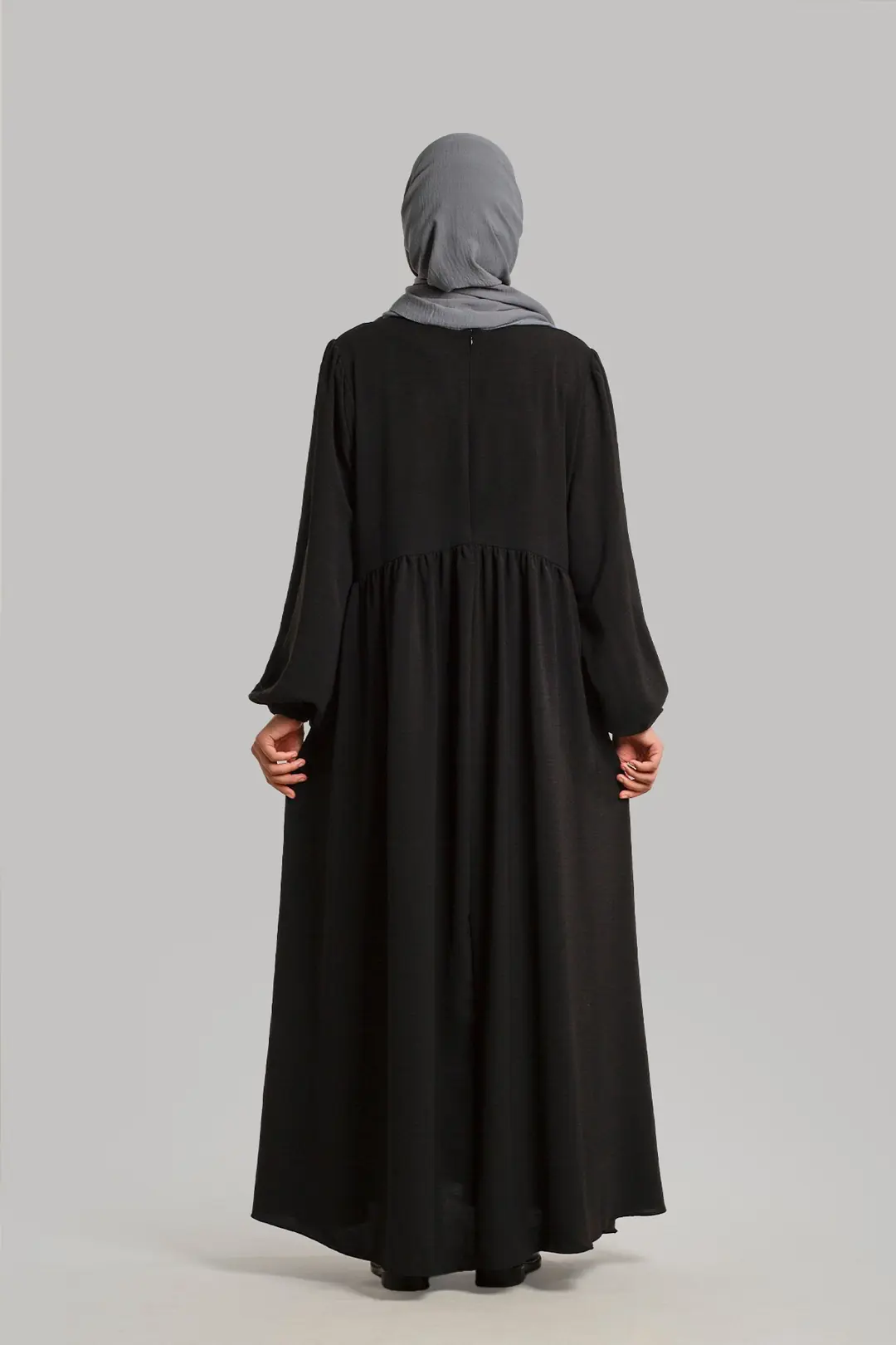 Black Ayrobin Dress with Yoke 8