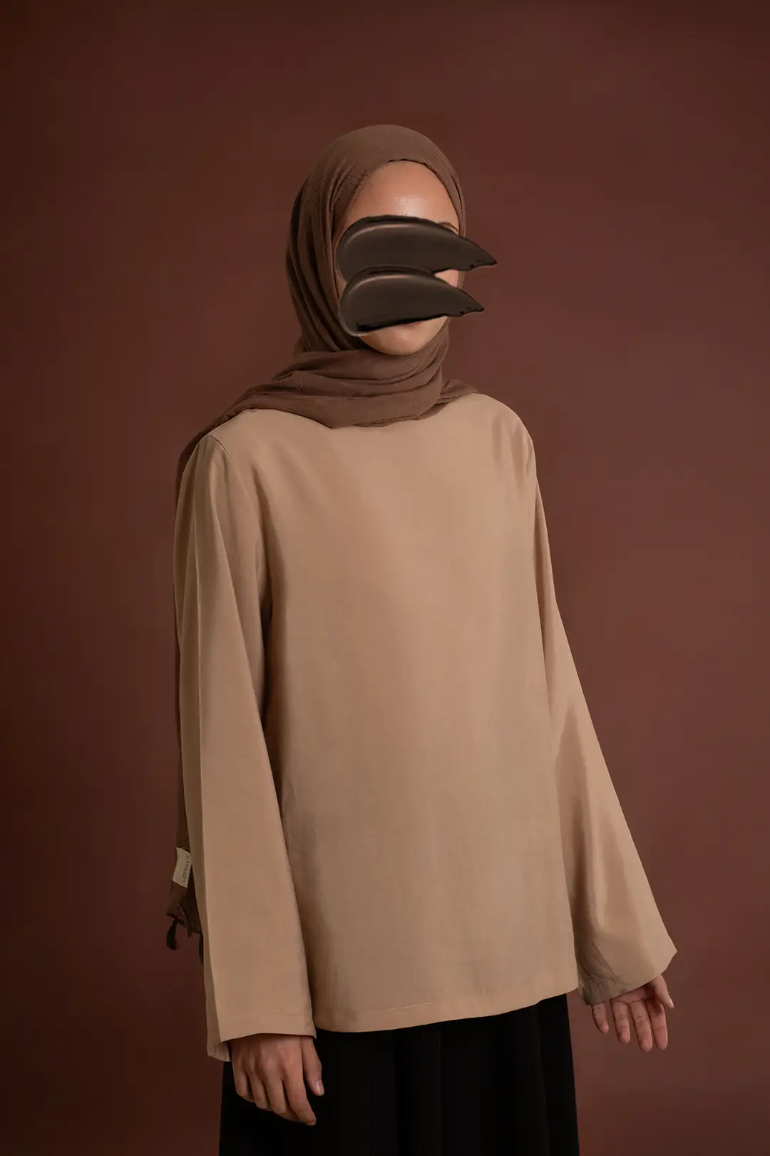 Modal Blouse Mink 2