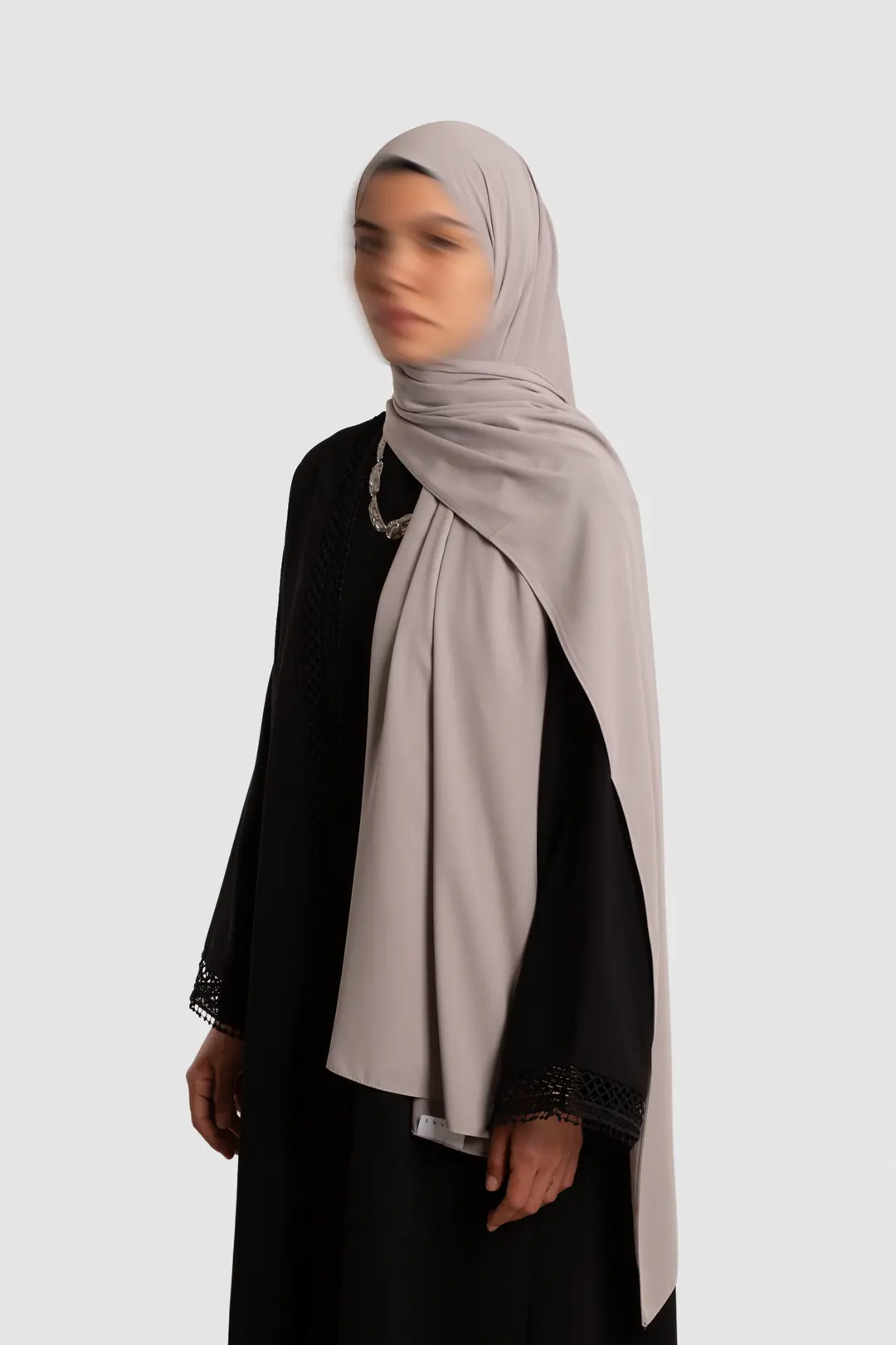 Medine İpeği Soft Şal Silver 4