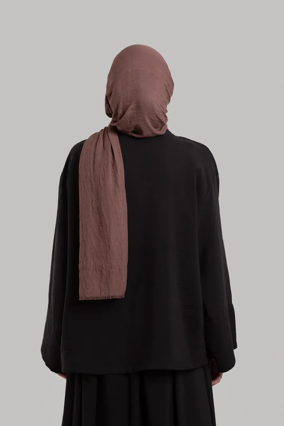 Black Modal Blouse with Tie 5