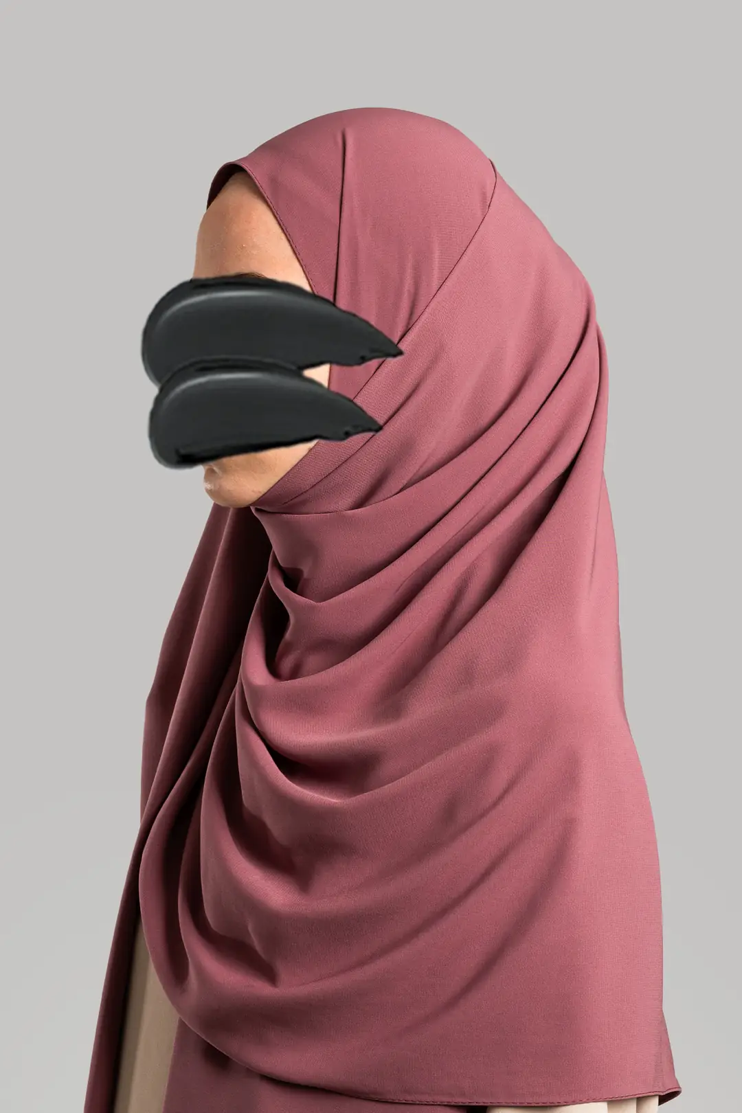 Medine İpeği Soft Şal Rose 5