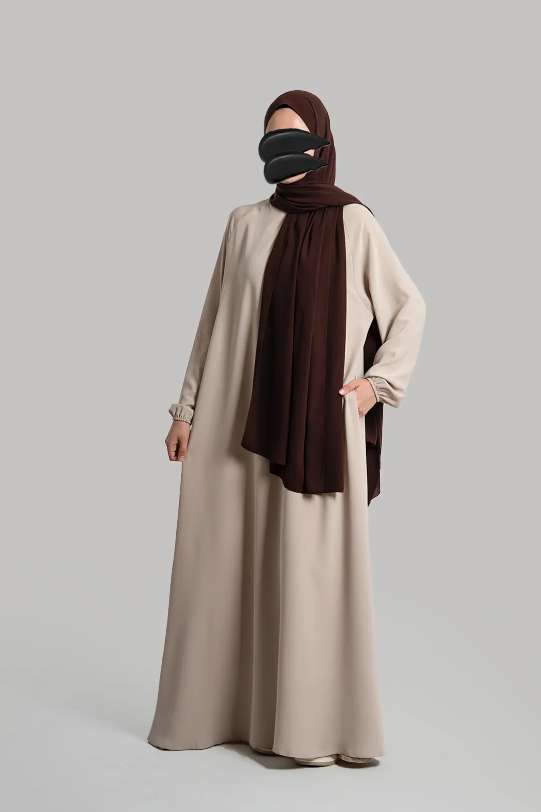 Kloş Model Sade Ferace Taş 4