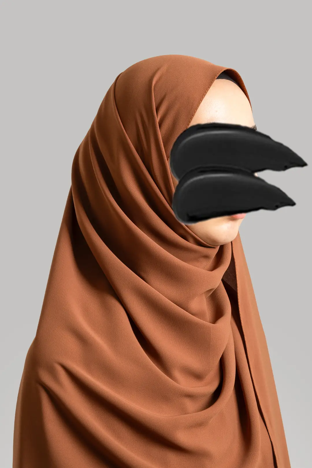 Medine İpeği Soft Şal Tarçın 3