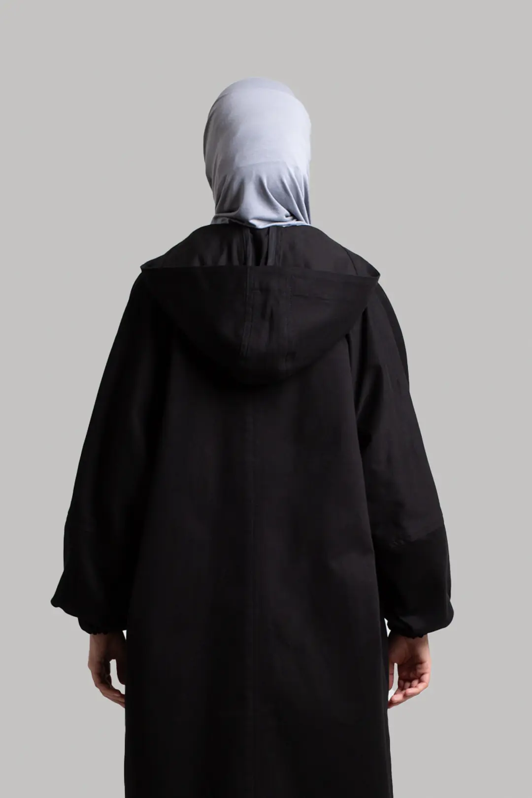 Premium Oversize Trench Coat Black 8