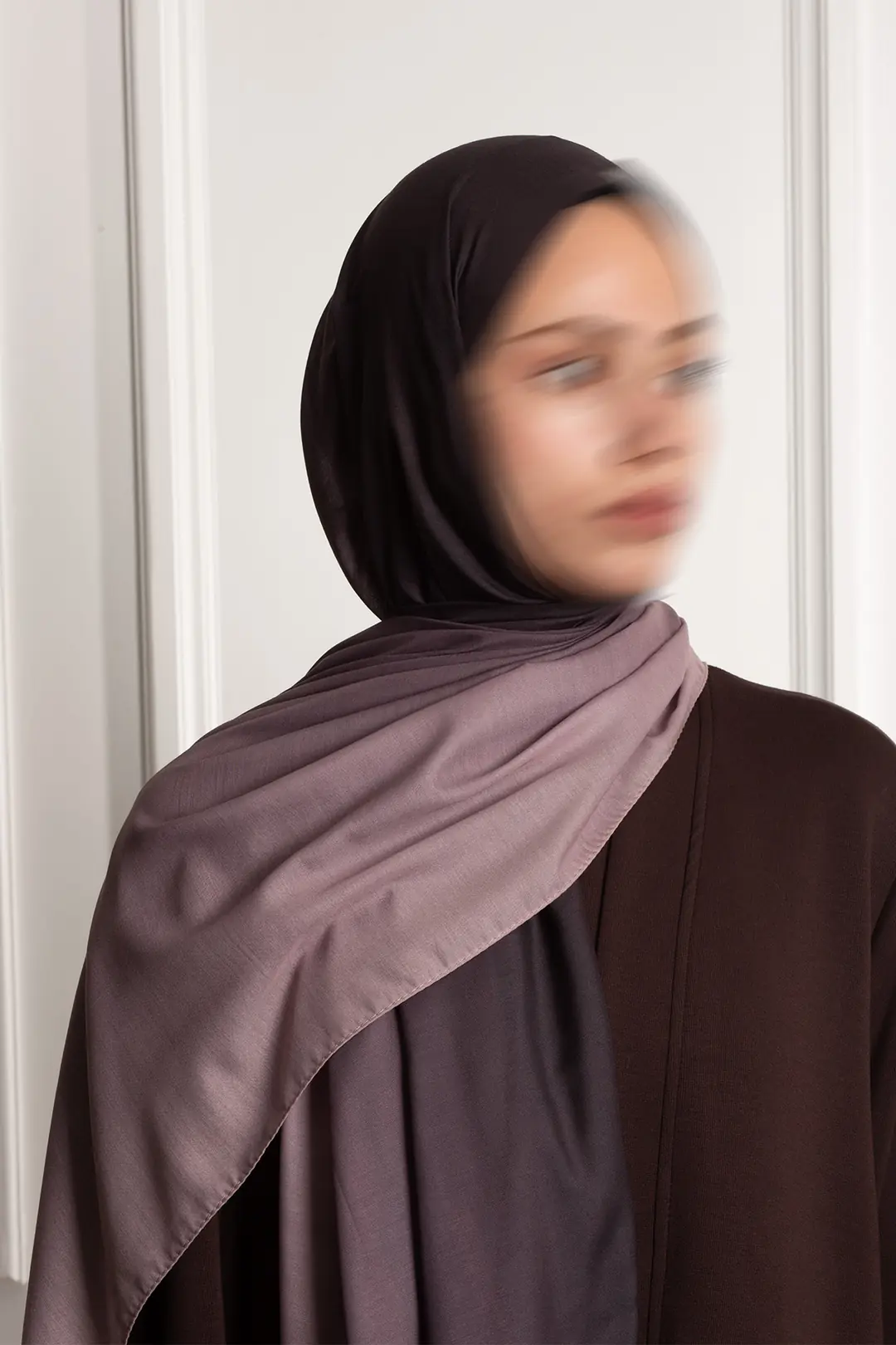 Degrade Soft Şal Mor 3