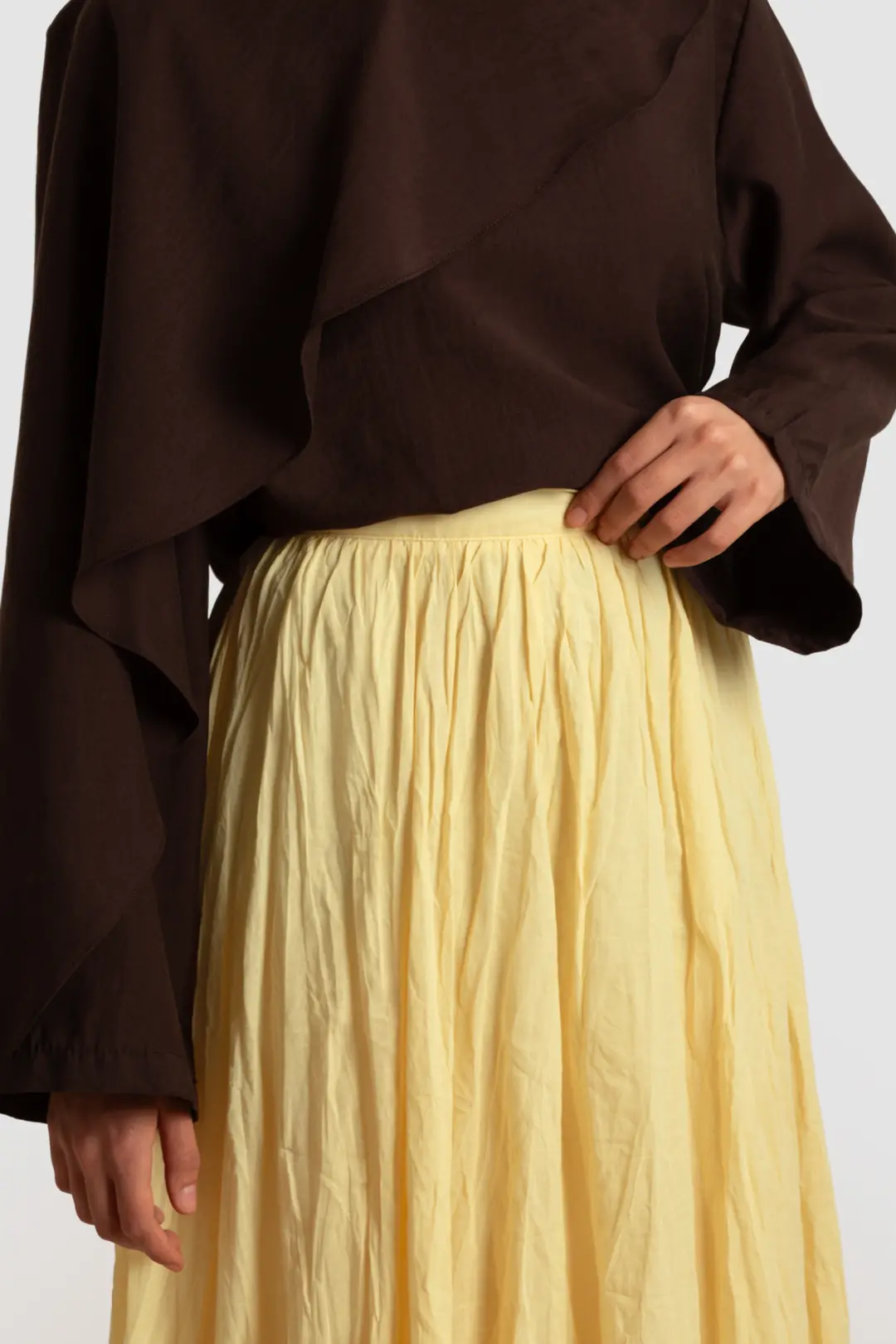 Voile Crash Skirt Butter