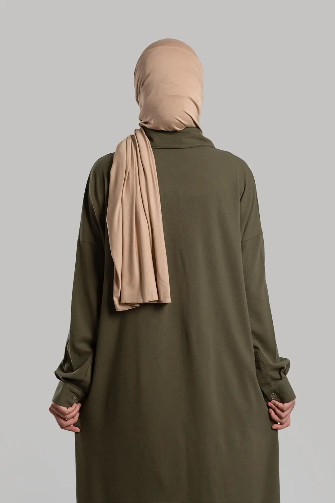 Lacoste Sweat Dress Khaki 3