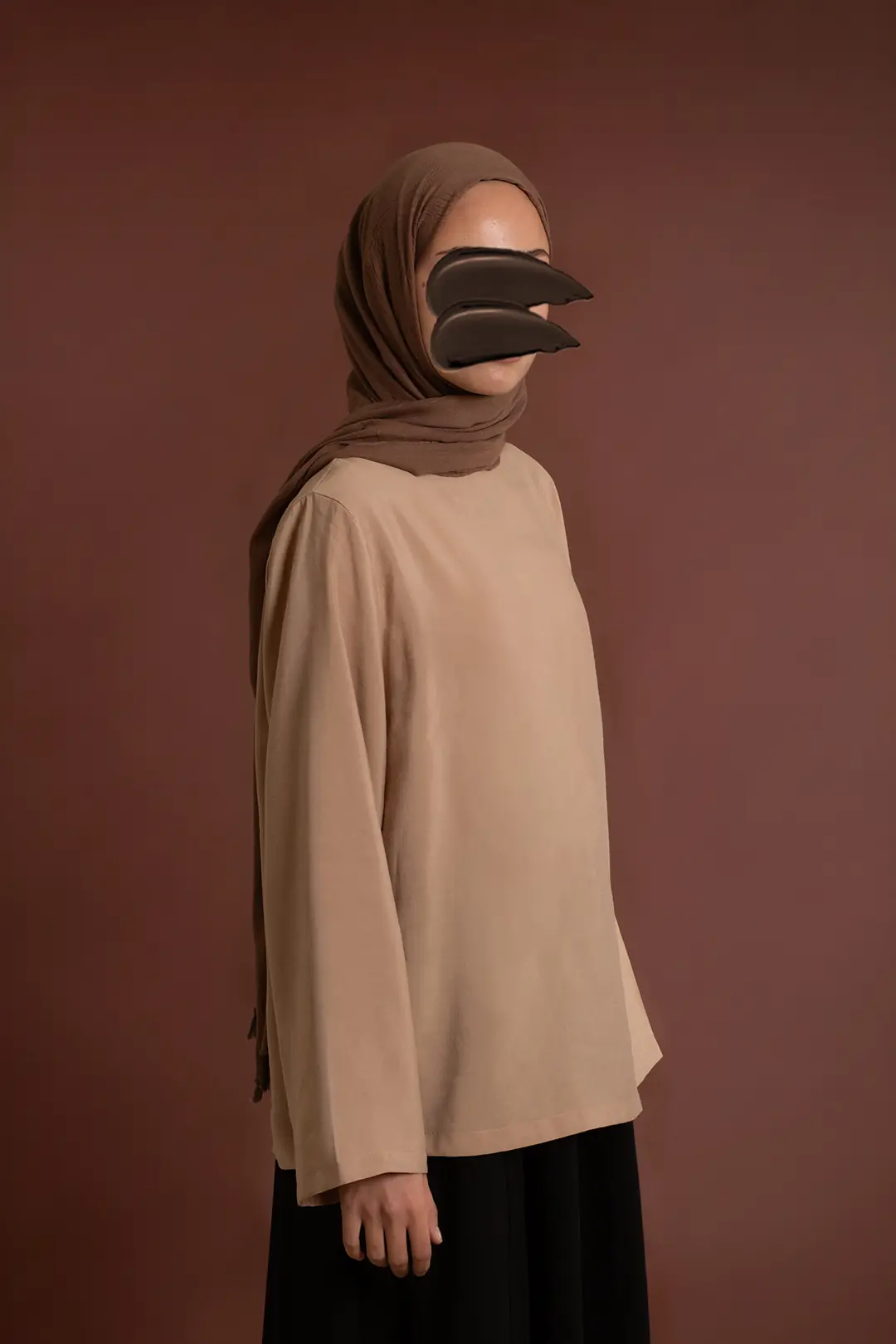 Modal Blouse Mink 3
