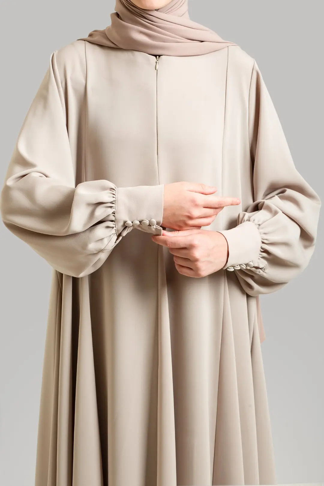 Prenses Model Kloş Ferace Taş 4