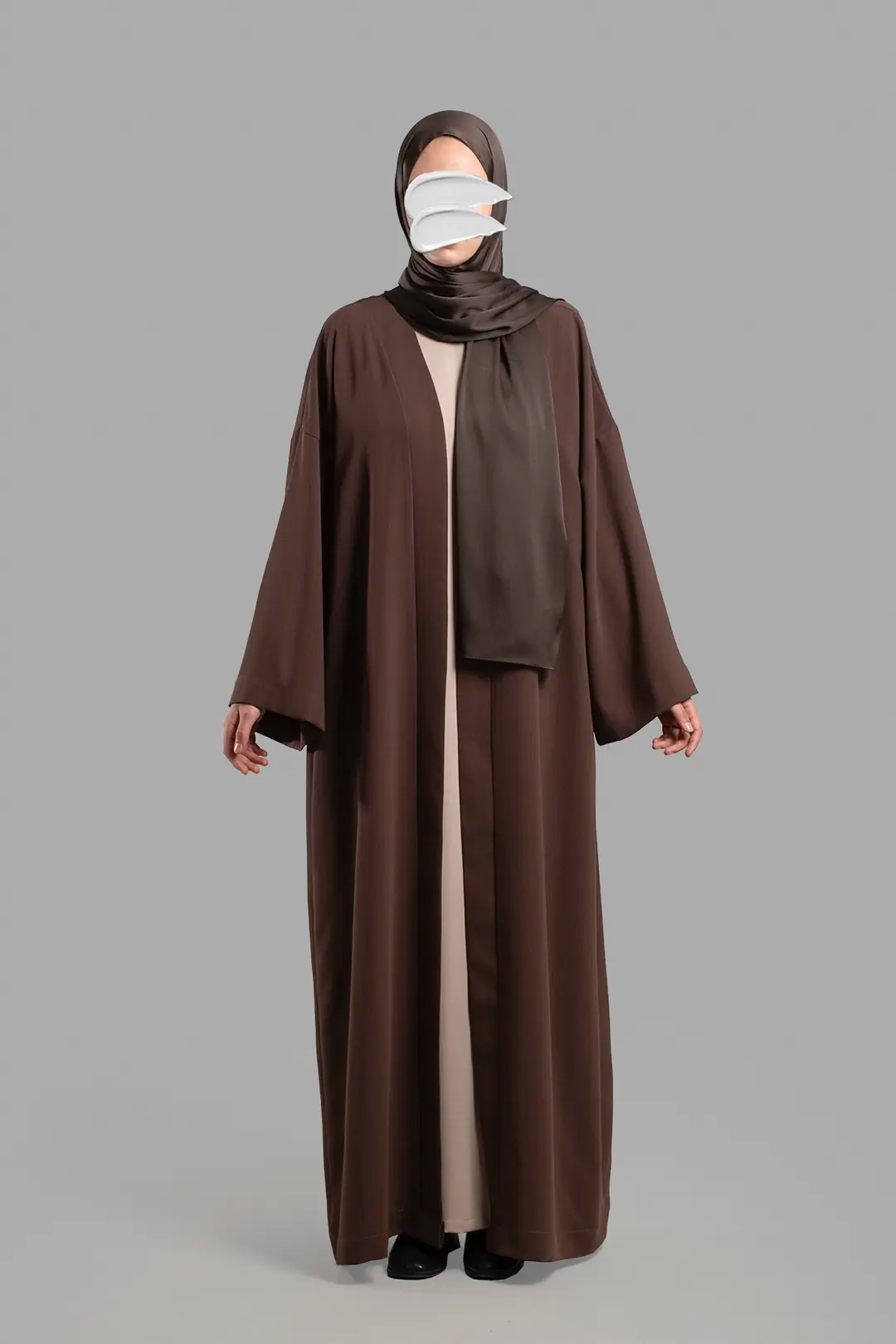 Nour Abaya Set Earthen Coffee