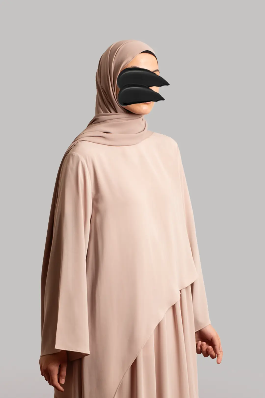 Hira Jile Two-Piece Set, Beige 5