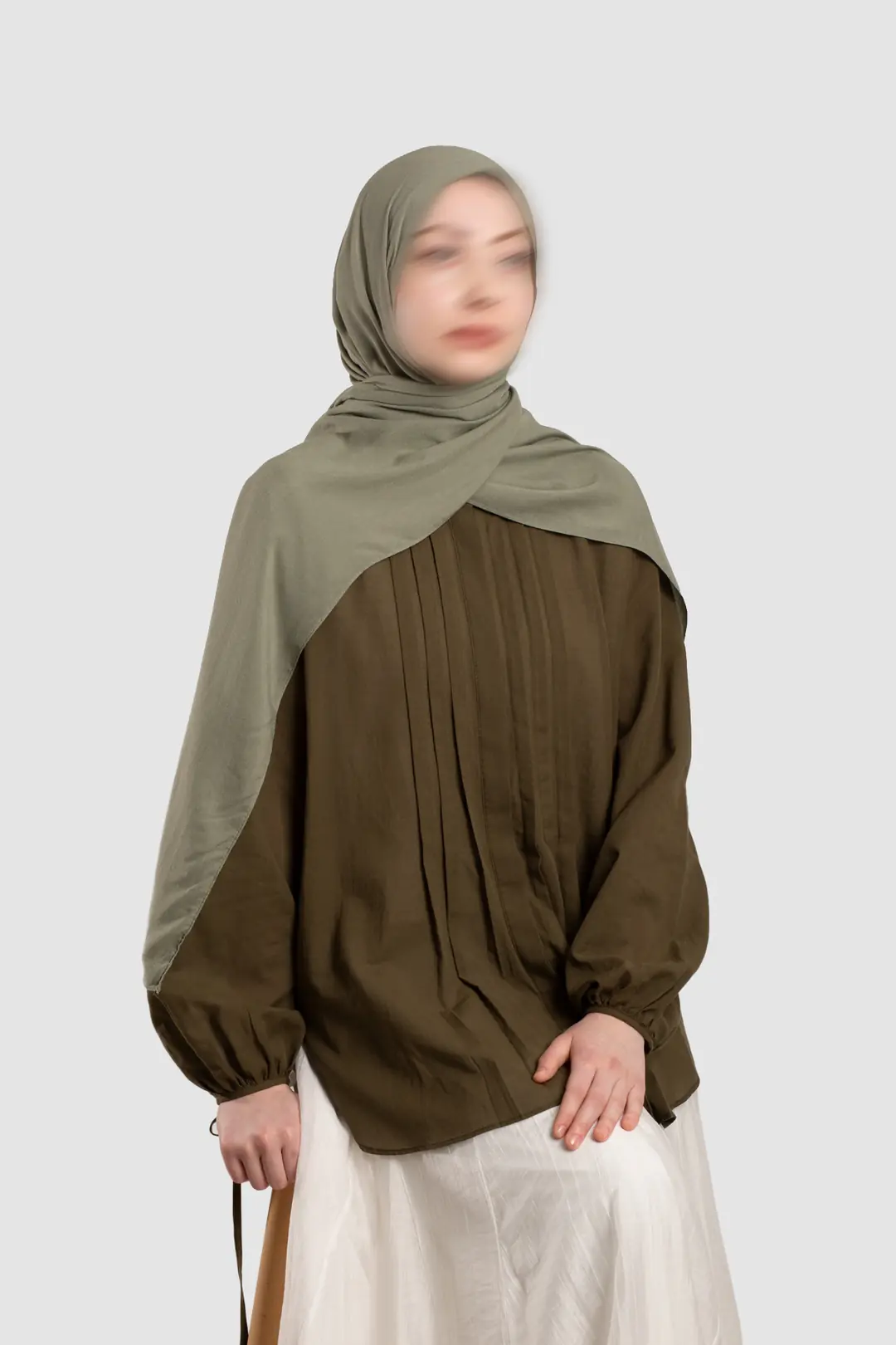 Soft Viscose Scarf, Soft Green 3
