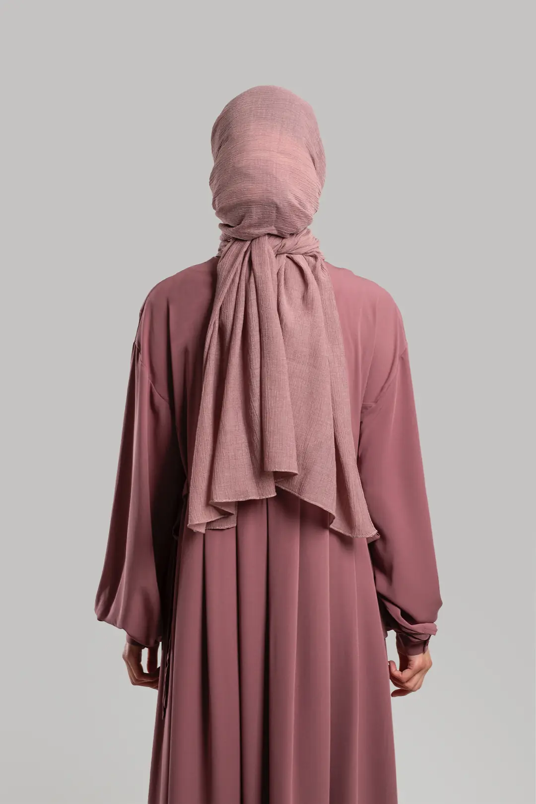 Bağlamalı Pileli Elbise Rose 4