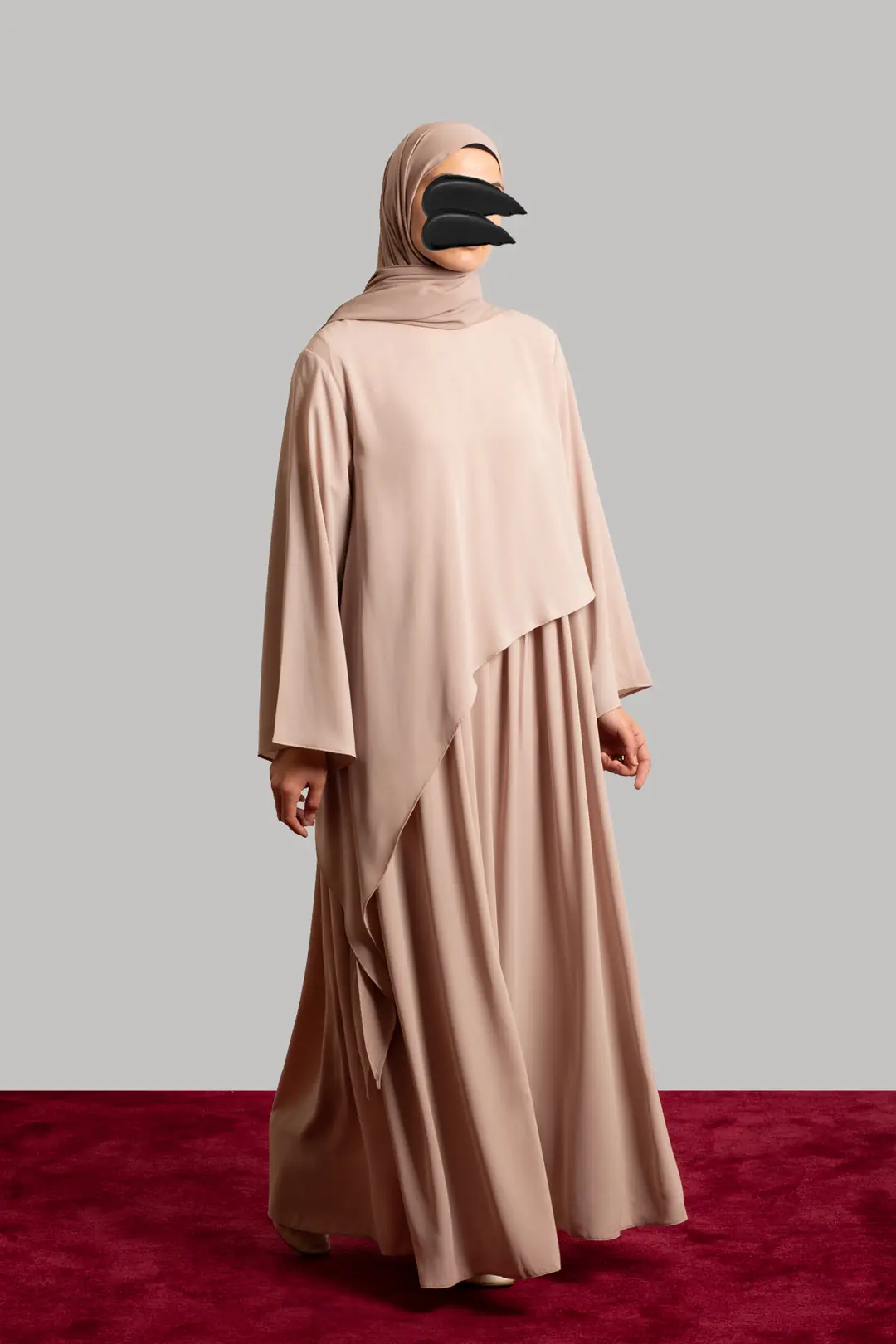 Hira Jile Two-Piece Set, Beige 3