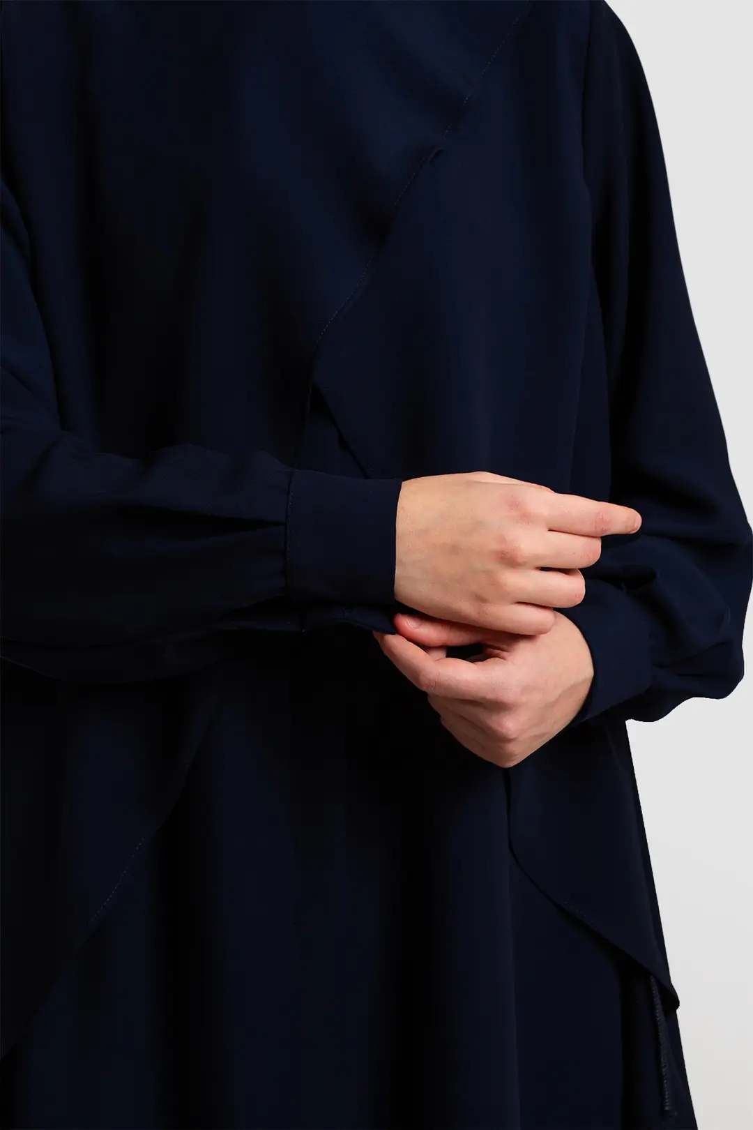 Navy Blue Zippered Ferace 9