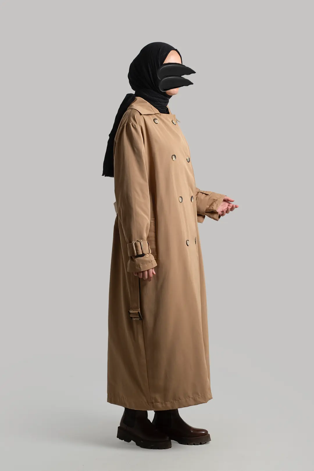 Tokalı Trençkot Camel 3