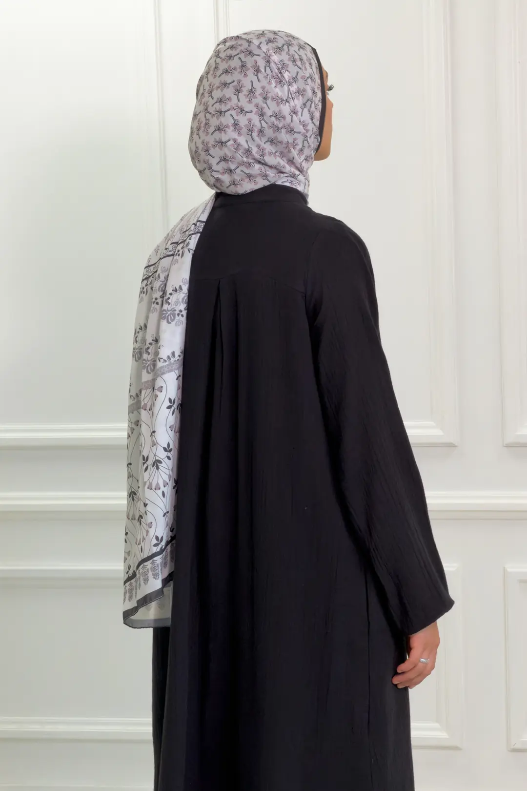 Müslin Pantolonlu Takım Siyah 5