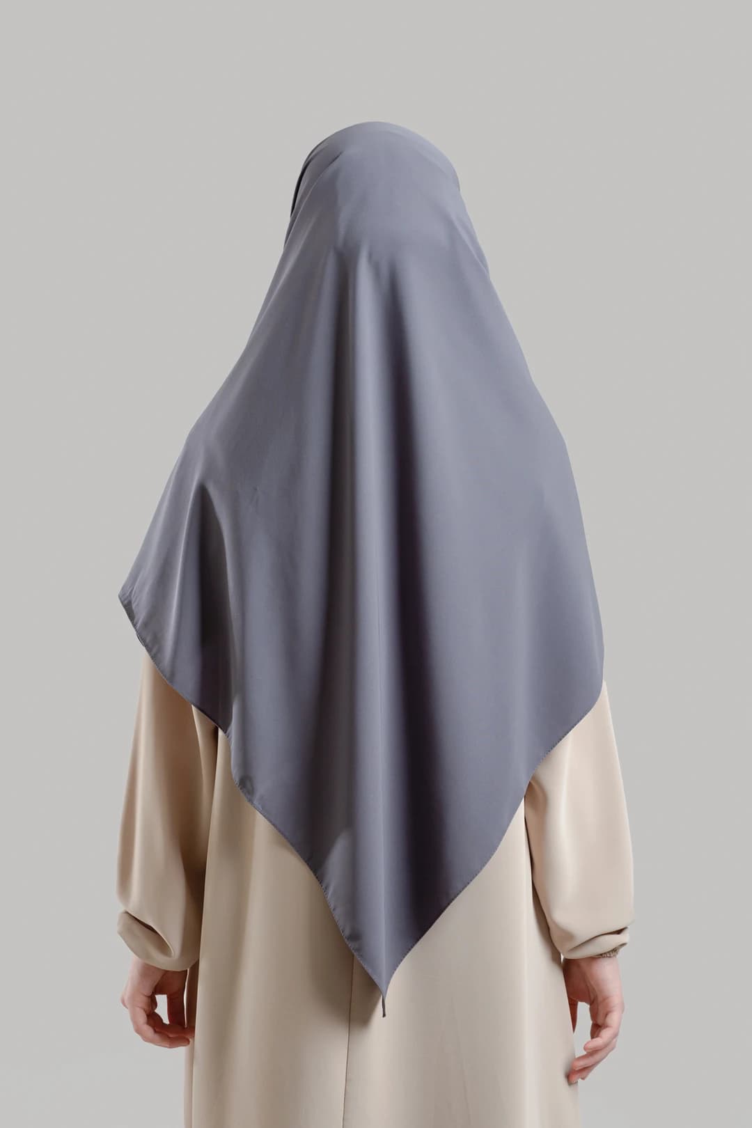 Medina Silk Scarf Grey 4