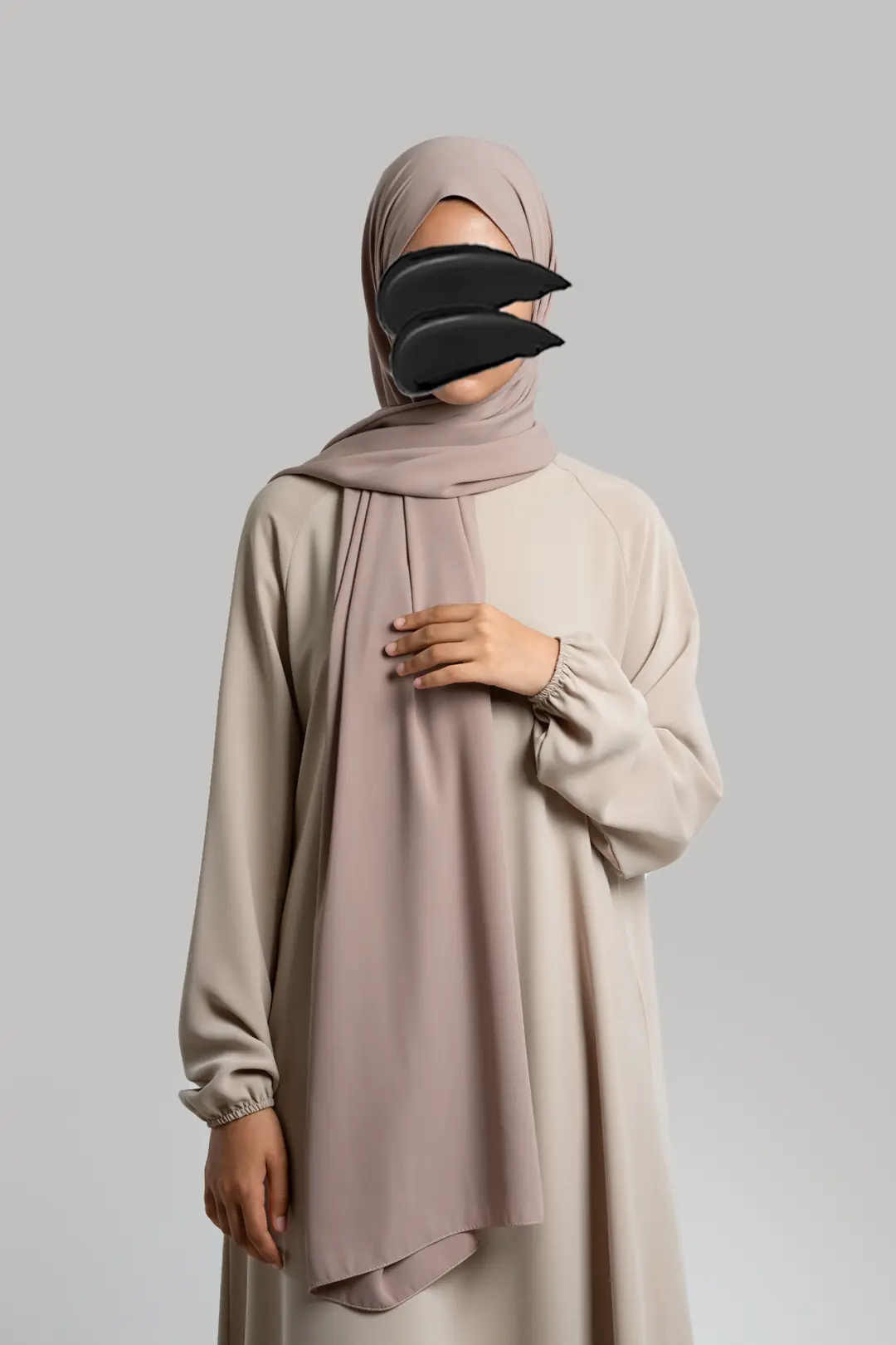Medine İpeği Soft Şal Latte 4