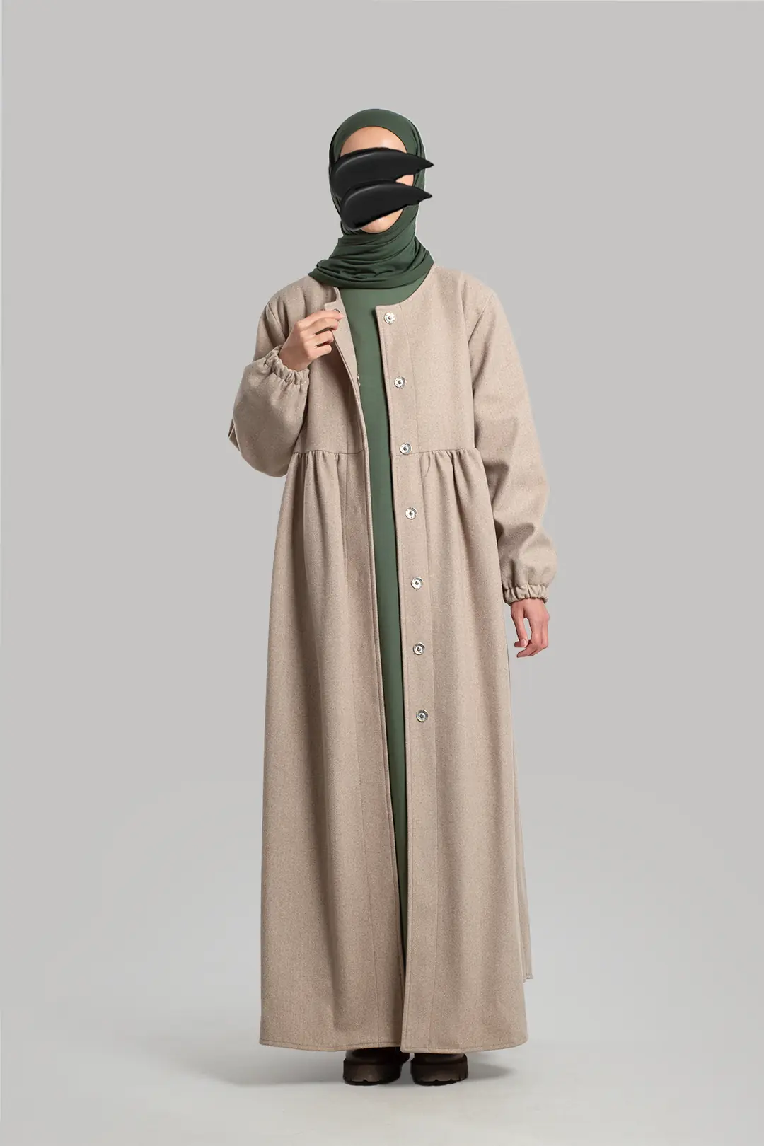 Hijab Kaşe Kaban Taş 7