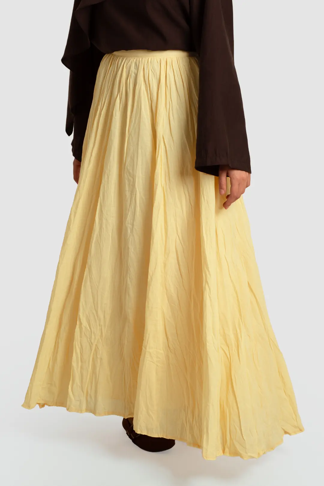 Voile Crash Skirt Butter 5