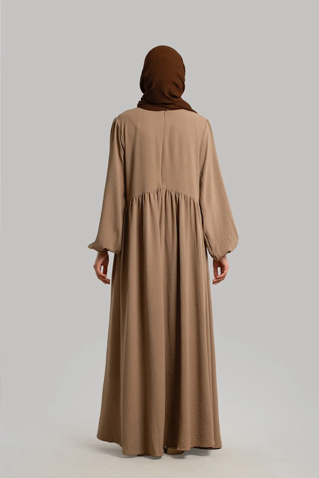 Yoke-style Ayrobin Dress, Mink 6