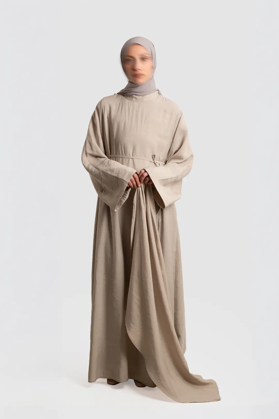 Tak Çıkar Pelerinli Abaya Taş 7
