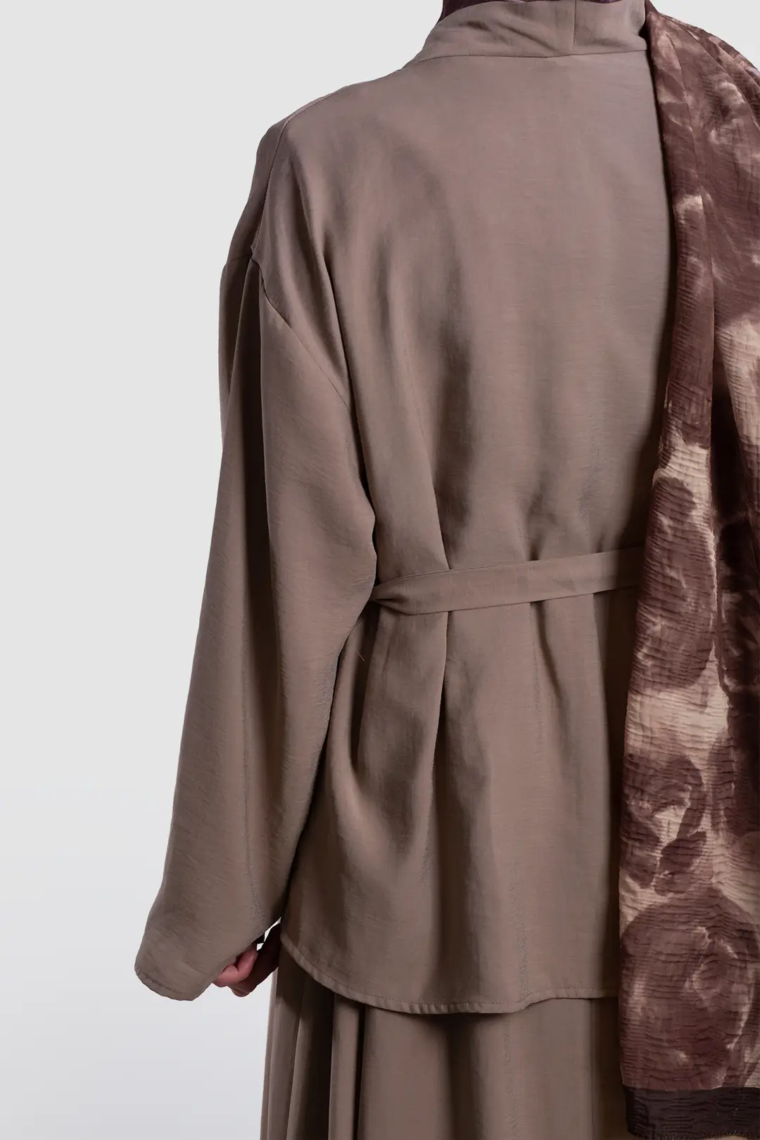 Modal Kimono Jile Elbise Takım Taş 7