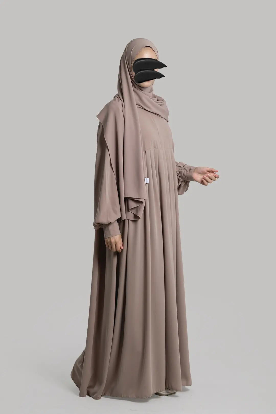 Melissa Pleated Dress Latte 6