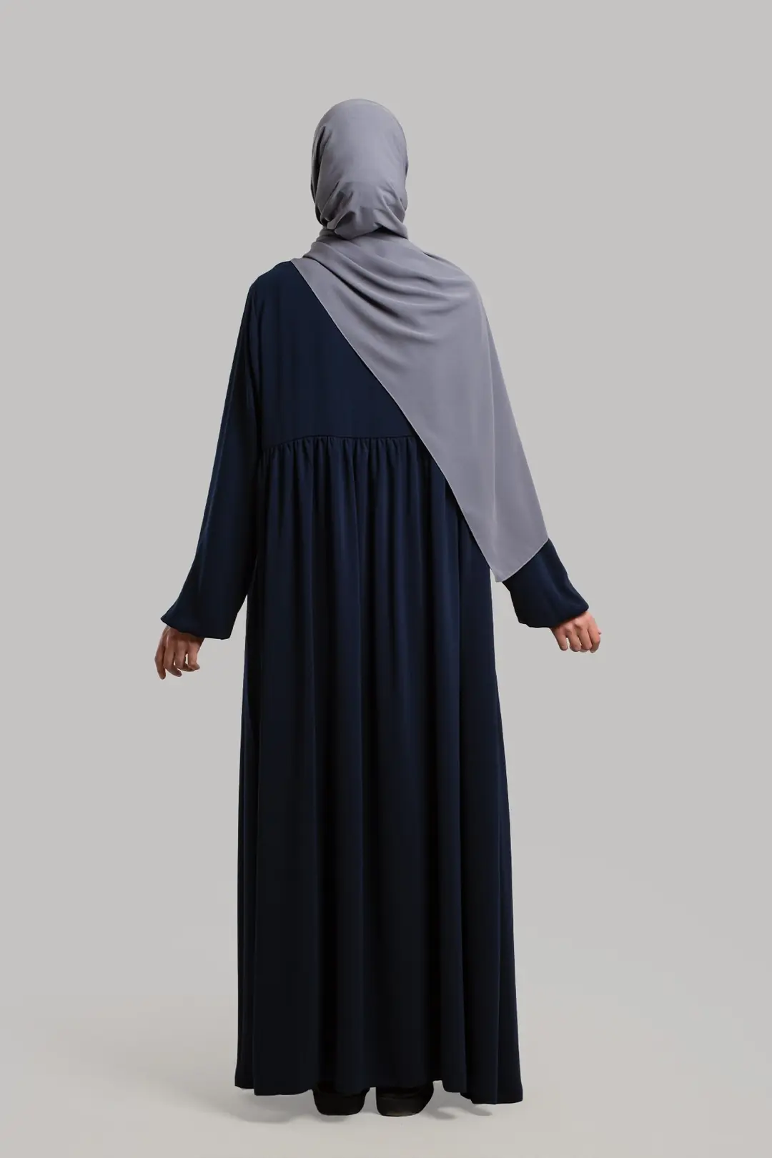 Ahsen Fermuarlı Robalı Ferace Lacivert 3