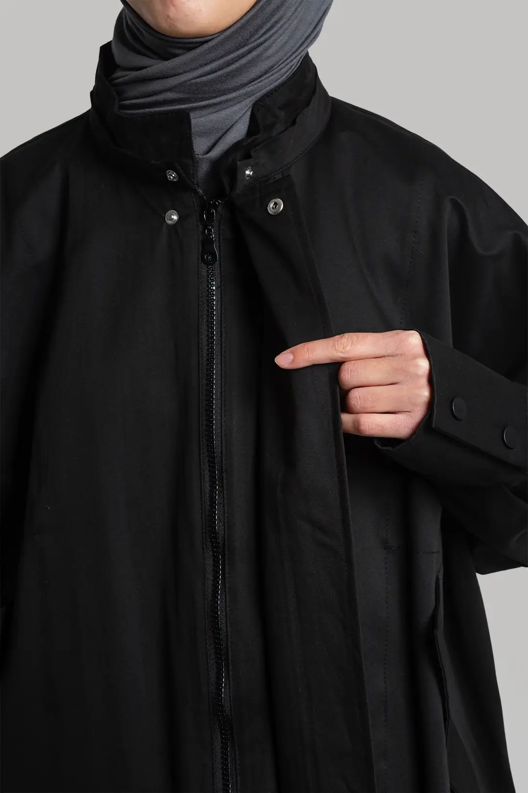 Parka Yağmurluk Siyah 4