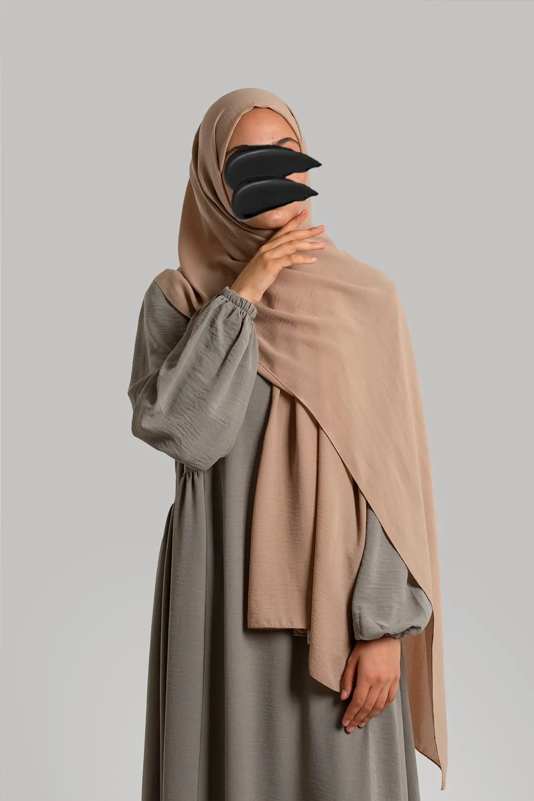 Grey Ayrobin Dress with Yoke 5