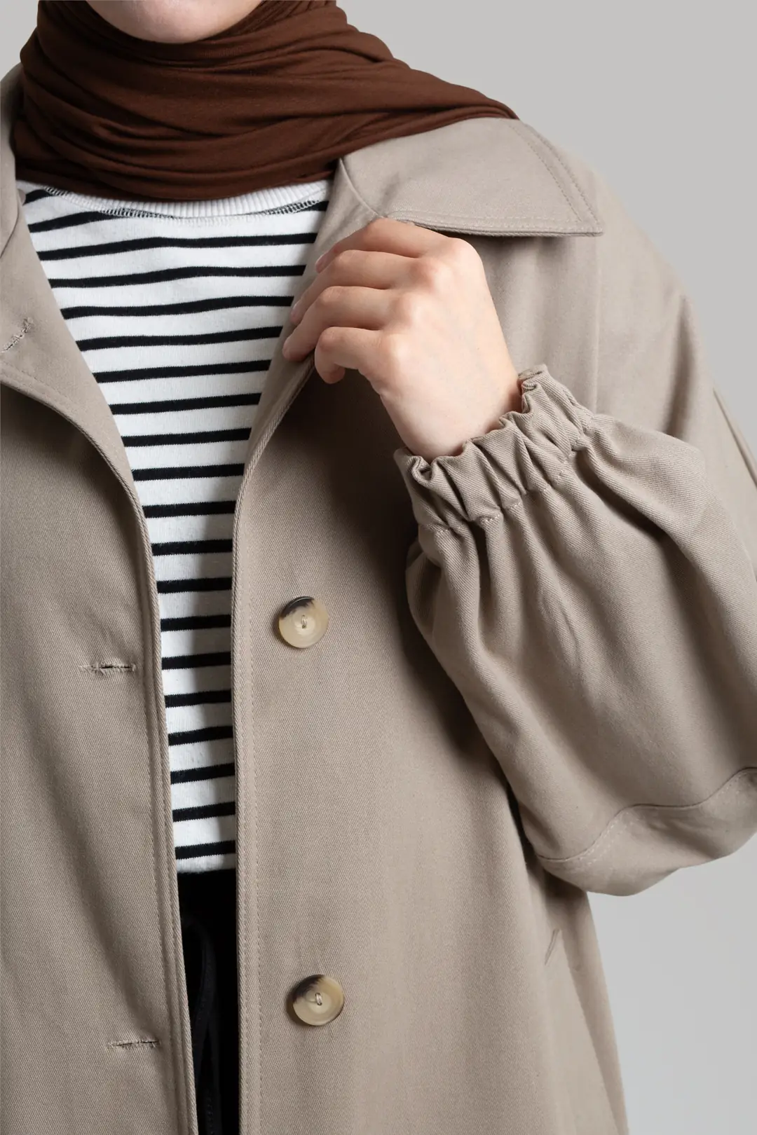 Premium Oversize Trench Coat Beige 9