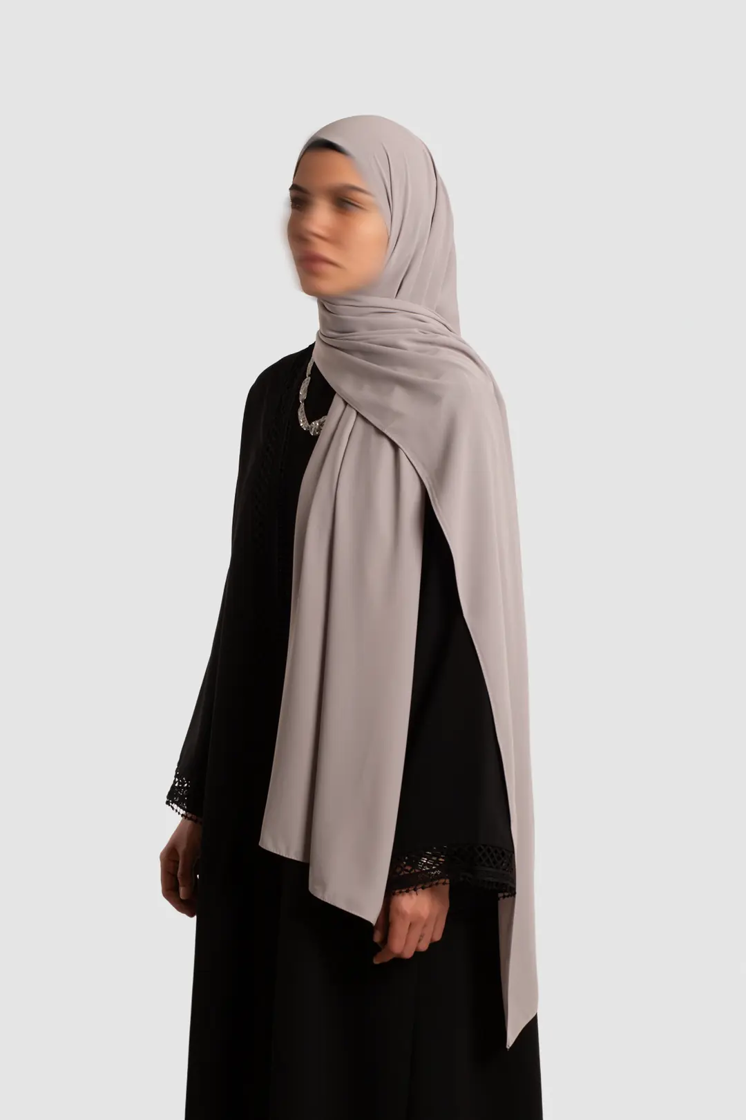 Medine İpeği Soft Şal Silver 3
