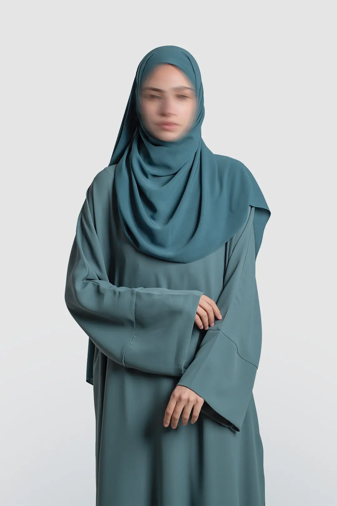 Sofya Krep Dökümlü Tunik Mint 7