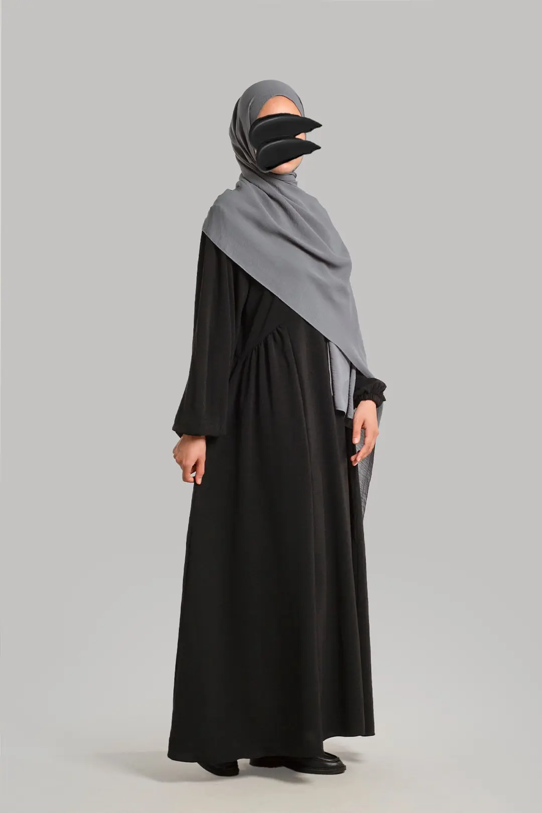 Black Ayrobin Dress with Yoke 5