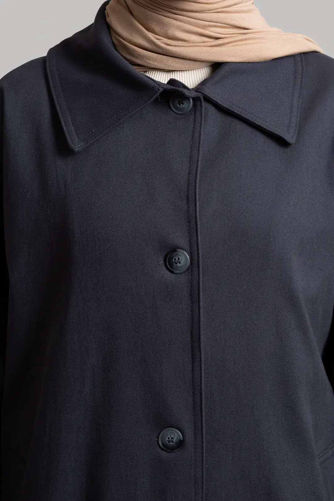 Premium Oversize Trench Coat, Smoke Grey 9